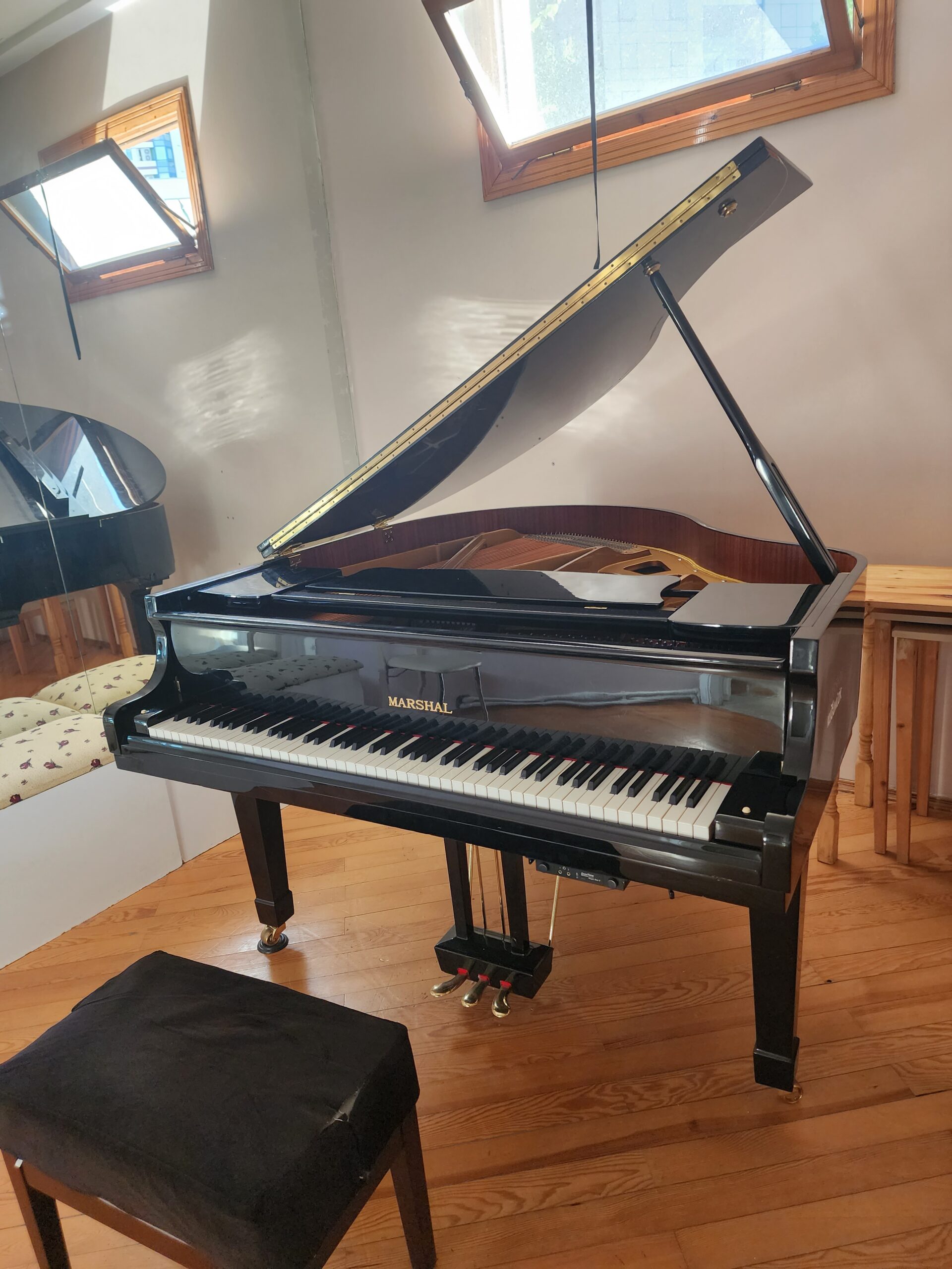 Marshal 152 cm Kuyruklu Piyano PianoDisc Silent Sistem Kurulu